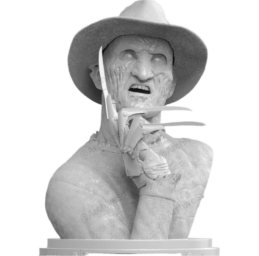 Freddy Krueger Bust with a choice of four heads